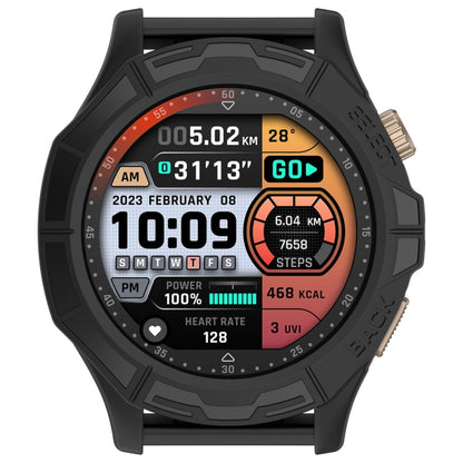 For Amazfit Cheetah / Cheetah Pro Armor Hollow Watch Protective Case(Black) - Watch Cases by buy2fix | Online Shopping UK | buy2fix