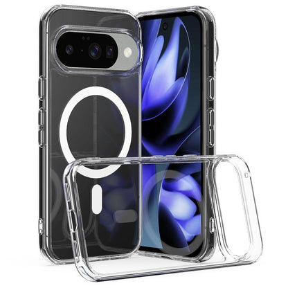 For Google Pixel 10 MagSafe Clear Acrylic PC Hybrid TPU Phone Case(Transparent) - Google Cases by buy2fix | Online Shopping UK | buy2fix