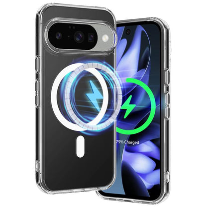 For Google Pixel 10 MagSafe Clear Acrylic PC Hybrid TPU Phone Case(Transparent) - Google Cases by buy2fix | Online Shopping UK | buy2fix