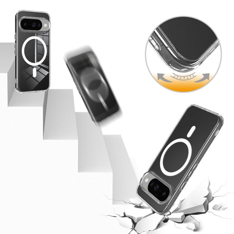 For Google Pixel 10 MagSafe Clear Acrylic PC Hybrid TPU Phone Case(Transparent) - Google Cases by buy2fix | Online Shopping UK | buy2fix