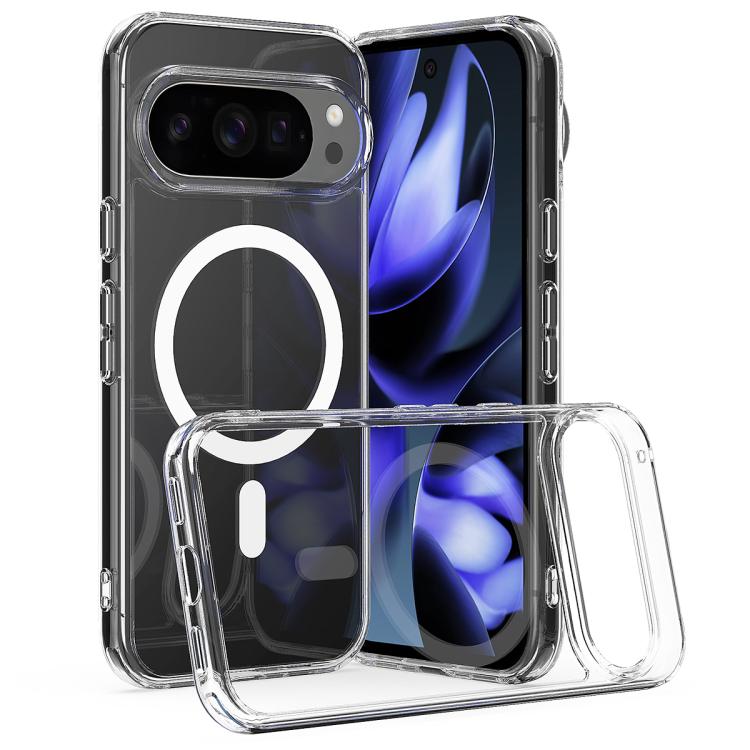 For Google Pixel 10 Pro MagSafe Clear Acrylic PC Hybrid TPU Phone Case(Transparent) - Google Cases by buy2fix | Online Shopping UK | buy2fix