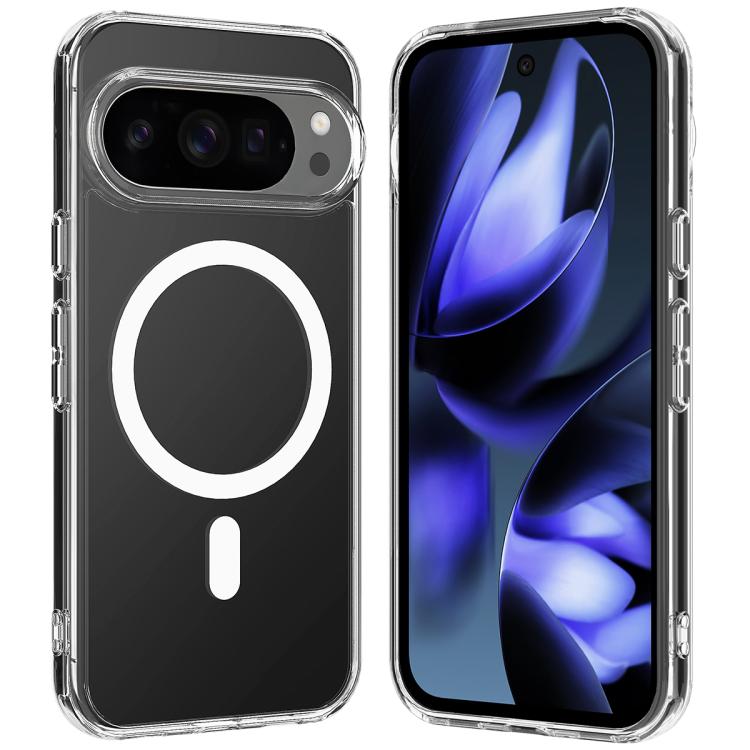 For Google Pixel 10 Pro MagSafe Clear Acrylic PC Hybrid TPU Phone Case(Transparent) - Google Cases by buy2fix | Online Shopping UK | buy2fix