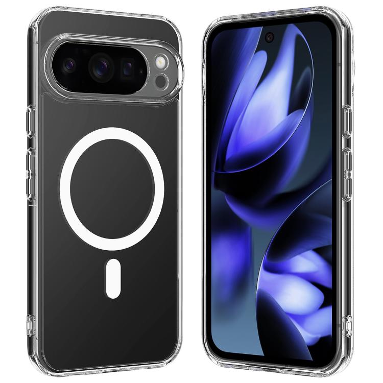 For Google Pixel 10 Pro XL MagSafe Clear Acrylic PC Hybrid TPU Phone Case(Transparent) - Google Cases by buy2fix | Online Shopping UK | buy2fix
