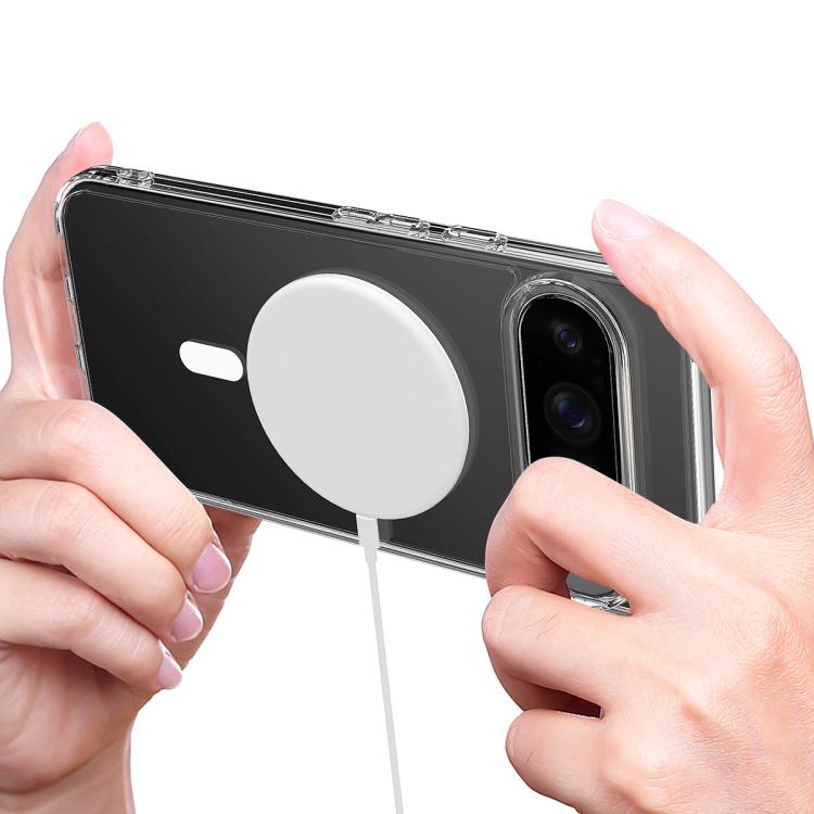 For Google Pixel 10 Pro XL MagSafe Clear Acrylic PC Hybrid TPU Phone Case(Transparent) - Google Cases by buy2fix | Online Shopping UK | buy2fix