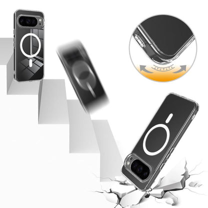 For Google Pixel 10 Pro XL MagSafe Clear Acrylic PC Hybrid TPU Phone Case(Transparent) - Google Cases by buy2fix | Online Shopping UK | buy2fix