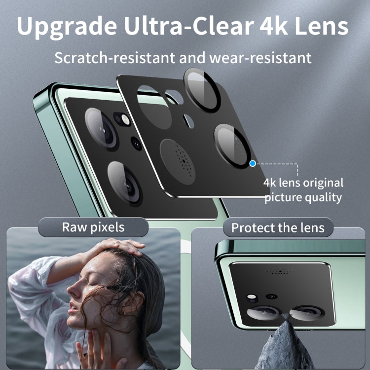 For Xiaomi Redmi K60 Ultra / 13T / 13T Pro Aromatherapy Magnetic Metal Phone Case(Green) - Xiaomi Cases by buy2fix | Online Shopping UK | buy2fix