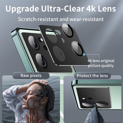 For Xiaomi Redmi K60 Ultra / 13T / 13T Pro Aromatherapy Magnetic Metal Phone Case(Green) - Xiaomi Cases by buy2fix | Online Shopping UK | buy2fix