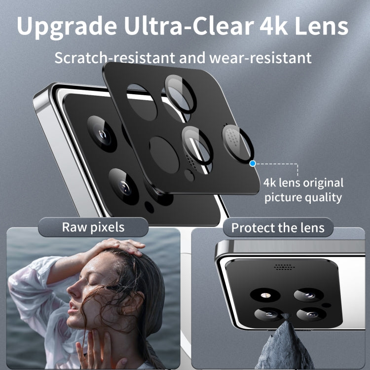 For Xiaomi 14 Aromatherapy Magnetic Metal Phone Case(Silver) - Xiaomi Cases by buy2fix | Online Shopping UK | buy2fix