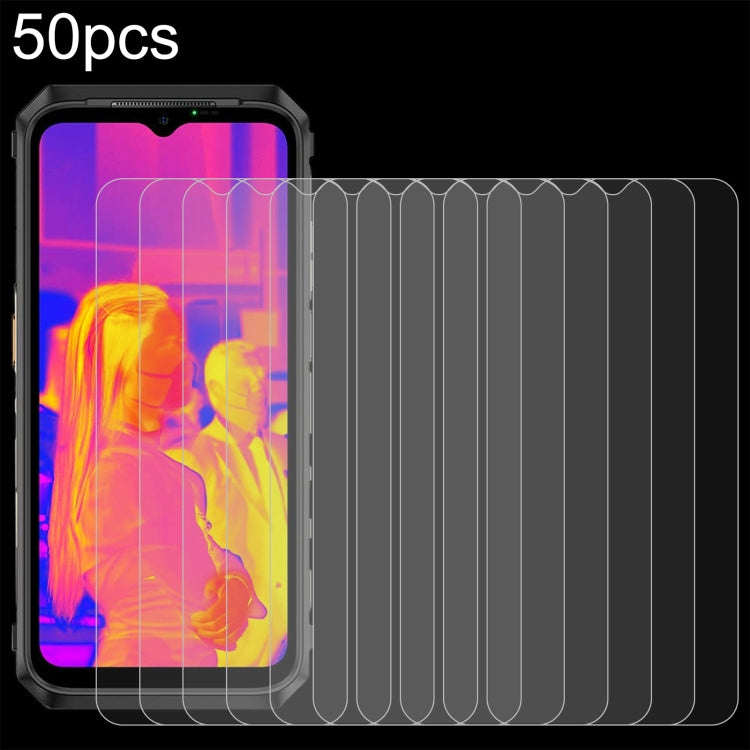 For Ulefone Power Armor 18T Ultra 50pcs 0.26mm 9H 2.5D Tempered Glass Film by buy2fix