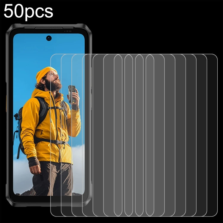 For Ulefone Armor 26 Ultra Walkie-Talkie 50pcs 0.26mm 9H 2.5D Tempered Glass Film by buy2fix