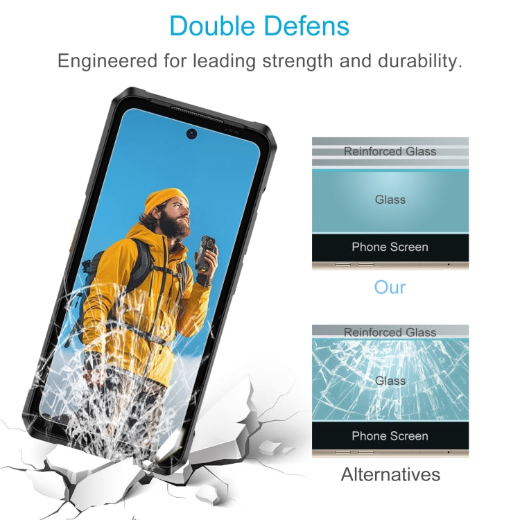 For Ulefone Armor 26 Ultra Walkie-Talkie 50pcs 0.26mm 9H 2.5D Tempered Glass Film by buy2fix