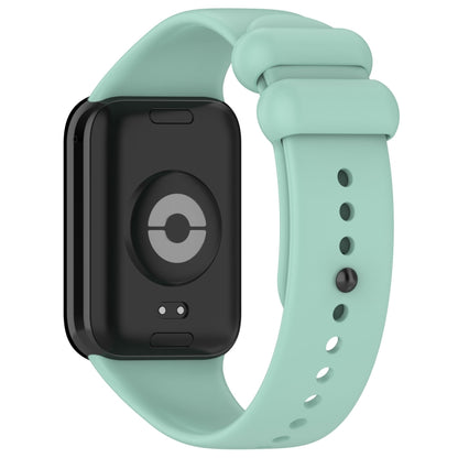 For Xiaomi Smart Band 9 Pro / 8 Pro Solid Color Black Buckle Silicone Watch Band(Teal) - Watch Bands by buy2fix | Online Shopping UK | buy2fix