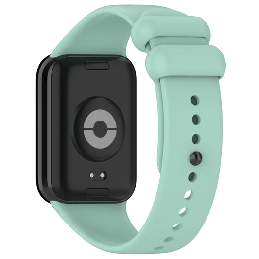 For Xiaomi Smart Band 9 Pro / 8 Pro Solid Color Black Buckle Silicone Watch Band(Teal) - Watch Bands by buy2fix | Online Shopping UK | buy2fix