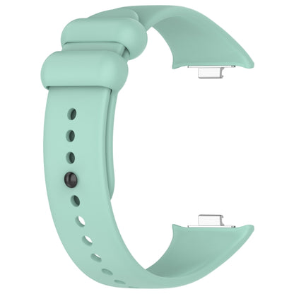 For Xiaomi Smart Band 9 Pro / 8 Pro Solid Color Black Buckle Silicone Watch Band(Teal) - Watch Bands by buy2fix | Online Shopping UK | buy2fix