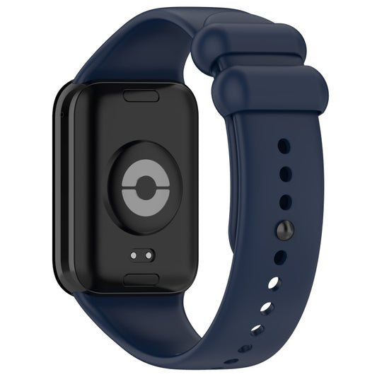 For Xiaomi Smart Band 9 Pro / 8 Pro Solid Color Black Buckle Silicone Watch Band(Midnight Blue) - Watch Bands by buy2fix | Online Shopping UK | buy2fix