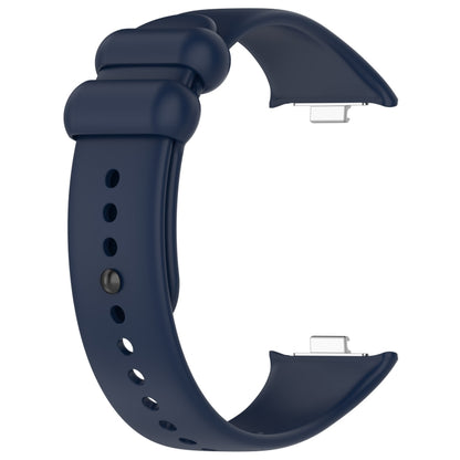For Xiaomi Smart Band 9 Pro / 8 Pro Solid Color Black Buckle Silicone Watch Band(Midnight Blue) - Watch Bands by buy2fix | Online Shopping UK | buy2fix