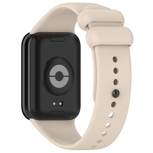 For Xiaomi Smart Band 9 Pro / 8 Pro Solid Color Black Buckle Silicone Watch Band(Starlight Color) - Watch Bands by buy2fix | Online Shopping UK | buy2fix