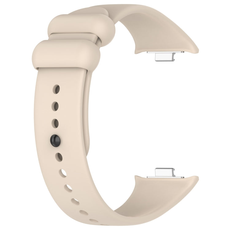 For Xiaomi Smart Band 9 Pro / 8 Pro Solid Color Black Buckle Silicone Watch Band(Starlight Color) - Watch Bands by buy2fix | Online Shopping UK | buy2fix