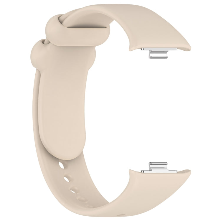 For Xiaomi Smart Band 9 Pro / 8 Pro Solid Color Black Buckle Silicone Watch Band(Starlight Color) - Watch Bands by buy2fix | Online Shopping UK | buy2fix