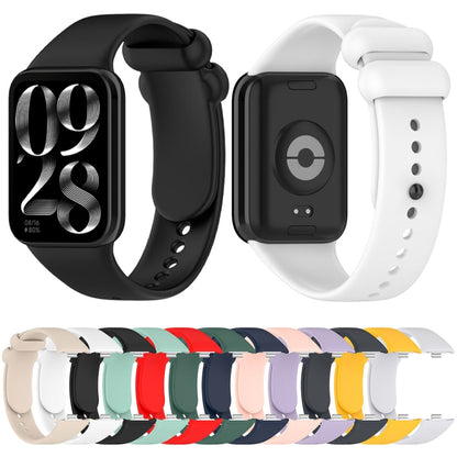 For Xiaomi Smart Band 9 Pro / 8 Pro Solid Color Black Buckle Silicone Watch Band(Teal) - Watch Bands by buy2fix | Online Shopping UK | buy2fix