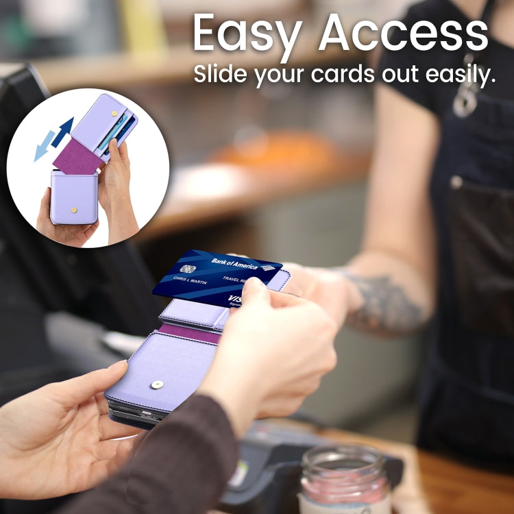 For Samsung Galaxy Z Flip5 Leather Shockproof Phone Case with Ring Holder(Black) - Galaxy Z Flip5 Cases by buy2fix | Online Shopping UK | buy2fix