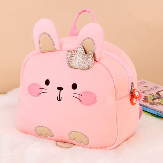 Children Cute Cartoon Anti-Lost Kindergarten School Bag(Pink Rabbit Large)