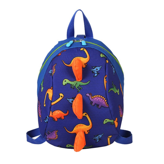 Children Dinosaur Cartoon Anti-Lost Backpack(Dark Blue) - Double-shoulder Bags by buy2fix | Online Shopping UK | buy2fix