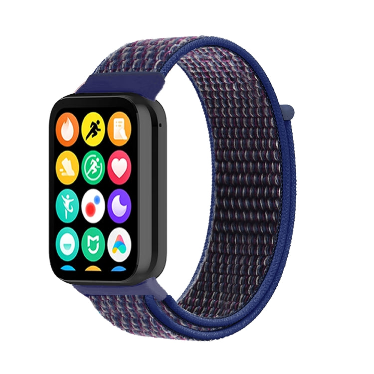 For Xiaomi Smart Band 9 Pro / 8 Pro Nylon Loop Watch Band(Indigo Blue) - Watch Bands by buy2fix | Online Shopping UK | buy2fix