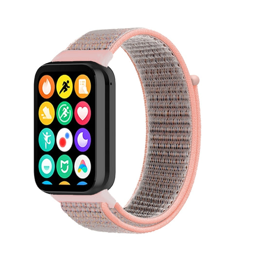 For Xiaomi Smart Band 9 Pro / 8 Pro Nylon Loop Watch Band(Pink Sand) - Watch Bands by buy2fix | Online Shopping UK | buy2fix