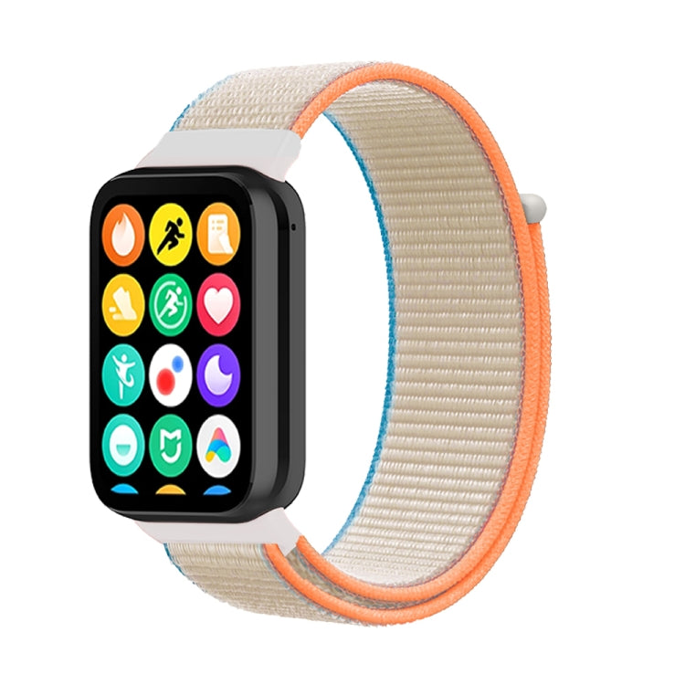 For Xiaomi Smart Band 9 Pro / 8 Pro Nylon Loop Watch Band(Milk White) - Watch Bands by buy2fix | Online Shopping UK | buy2fix