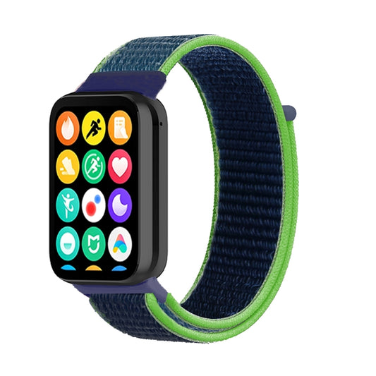 For Xiaomi Smart Band 9 Pro / 8 Pro Nylon Loop Watch Band(Lime Green) - Watch Bands by buy2fix | Online Shopping UK | buy2fix