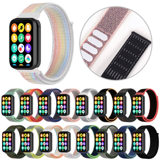 For Xiaomi Smart Band 9 Pro / 8 Pro Nylon Loop Watch Band(Milk White) - Watch Bands by buy2fix | Online Shopping UK | buy2fix