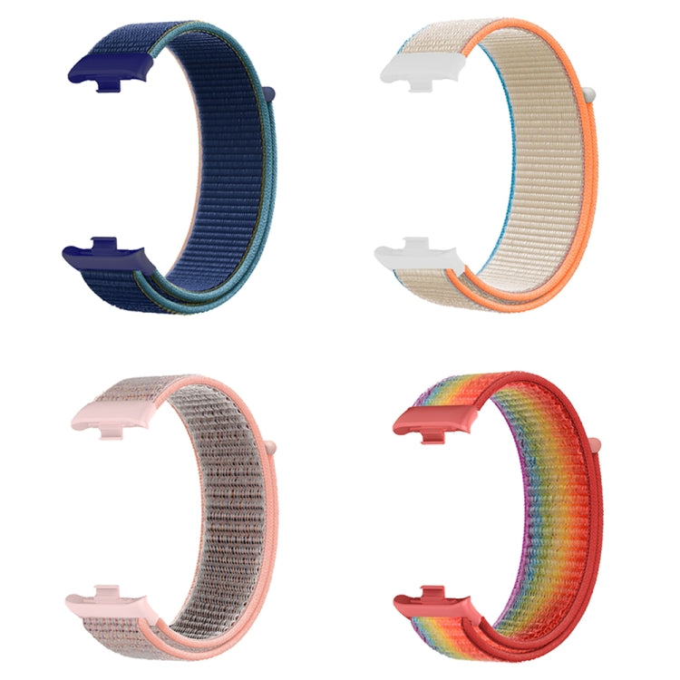 For Xiaomi Smart Band 9 Pro / 8 Pro Nylon Loop Watch Band(Sea Shell) - Watch Bands by buy2fix | Online Shopping UK | buy2fix