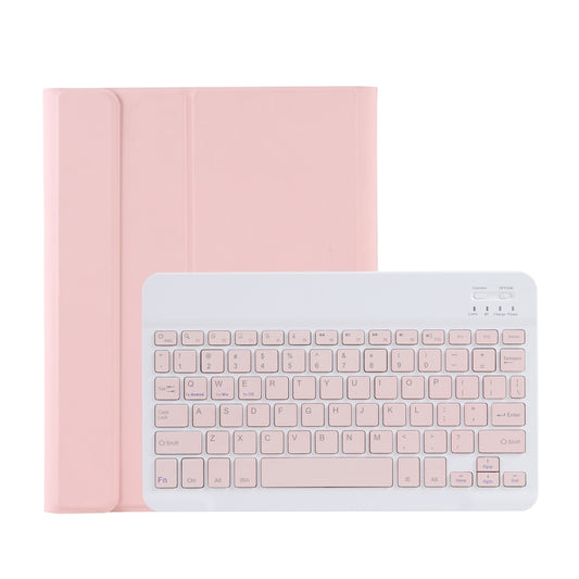 C-11B For iPad Air 4 / Air 5 / Pro 11 inch 2022 / 2021 / 2020 / 2018 Detachable ABS Candy Color Bluetooth Keyboard Tablet Case with Stand & Pen Slot(Pink) - For iPad Pro by buy2fix | Online Shopping UK | buy2fix