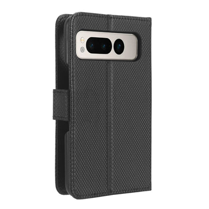 For Google Pixel Fold Diamond Texture Leather Phone Case(Black) by buy2fix