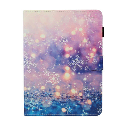 For iPad Pro 11 (2020) Colored Drawing Pattern Horizontal Flip PU Leather Tablet Case with Holder & Card Slot & Sleep / Wake-up Function(Purple Quicksand) - iPad Pro 11 (2020) Cases by buy2fix | Online Shopping UK | buy2fix