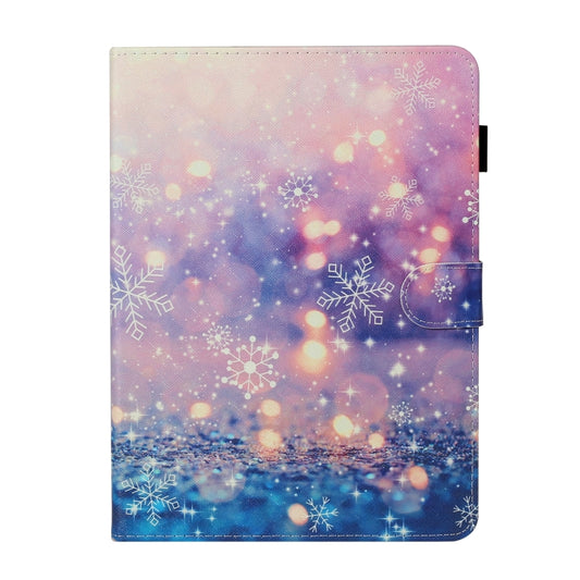 For iPad Pro 11 (2020) Colored Drawing Pattern Horizontal Flip PU Leather Tablet Case with Holder & Card Slot & Sleep / Wake-up Function(Purple Quicksand) - iPad Pro 11 (2020) Cases by buy2fix | Online Shopping UK | buy2fix