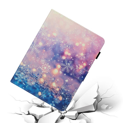 For iPad Pro 11 (2020) Colored Drawing Pattern Horizontal Flip PU Leather Tablet Case with Holder & Card Slot & Sleep / Wake-up Function(Purple Quicksand) - iPad Pro 11 (2020) Cases by buy2fix | Online Shopping UK | buy2fix