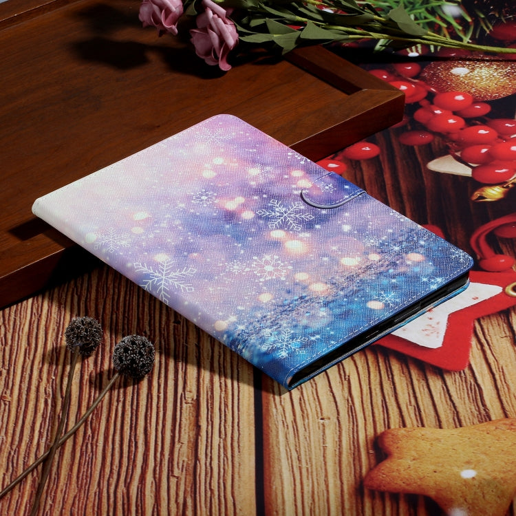 For iPad Pro 11 (2020) Colored Drawing Pattern Horizontal Flip PU Leather Tablet Case with Holder & Card Slot & Sleep / Wake-up Function(Purple Quicksand) - iPad Pro 11 (2020) Cases by buy2fix | Online Shopping UK | buy2fix