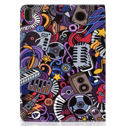 For iPad Pro 11 (2018) Colored Drawing Pattern Horizontal Flip PU Leather Case with Holder & Card Slot & Sleep / Wake-up Function(Graffiti) - iPad Pro 11 (2018) Cases by buy2fix | Online Shopping UK | buy2fix