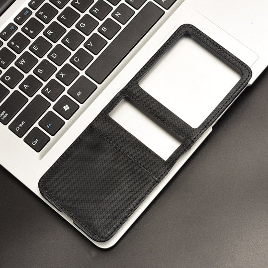 For Motorola Razr 50 Diamond Texture Leather Phone Case(Black) by buy2fix