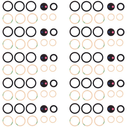 For Samsung Galaxy S21 Ultra 5G SM-G998B 10set Back Camera Lens - Camera Series by buy2fix | Online Shopping UK | buy2fix