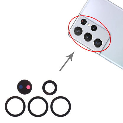 For Samsung Galaxy S21 Ultra 5G SM-G998B 10set Back Camera Lens - Camera Series by buy2fix | Online Shopping UK | buy2fix