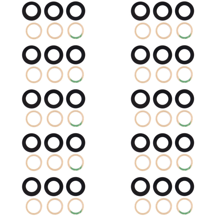 For Samsung Galaxy A04s SM-A047F 10set Back Camera Lens - Camera Series by buy2fix | Online Shopping UK | buy2fix