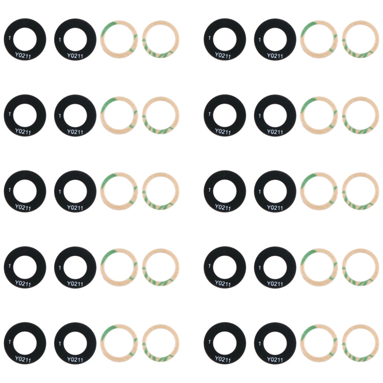 For Samsung Galaxy M04 SM-M045F 10set Back Camera Lens - Camera Series by buy2fix | Online Shopping UK | buy2fix