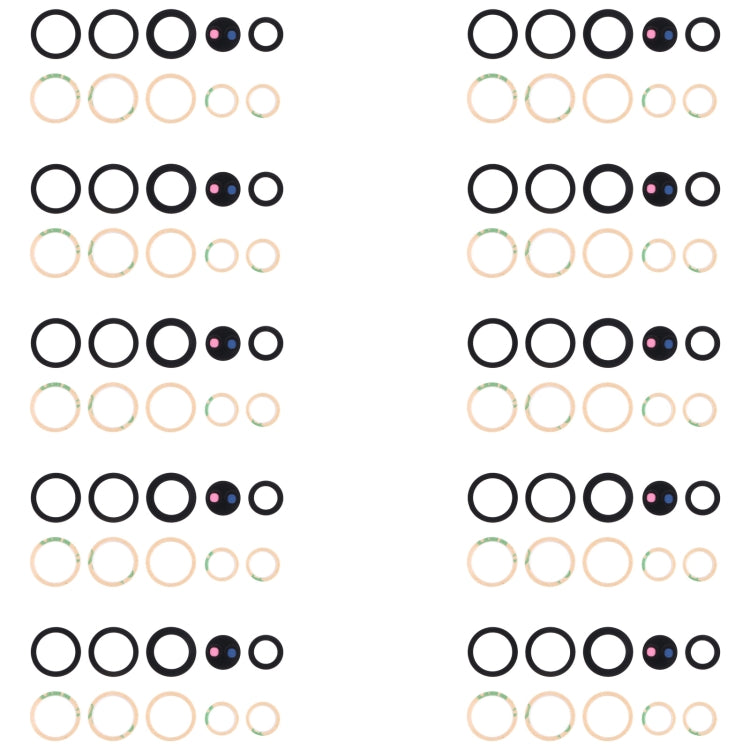 For Samsung Galaxy S23 Ultra SM-S918B 10set Back Camera Lens -  by buy2fix | Online Shopping UK | buy2fix