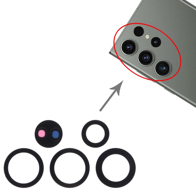 For Samsung Galaxy S23 Ultra SM-S918B 10set Back Camera Lens -  by buy2fix | Online Shopping UK | buy2fix