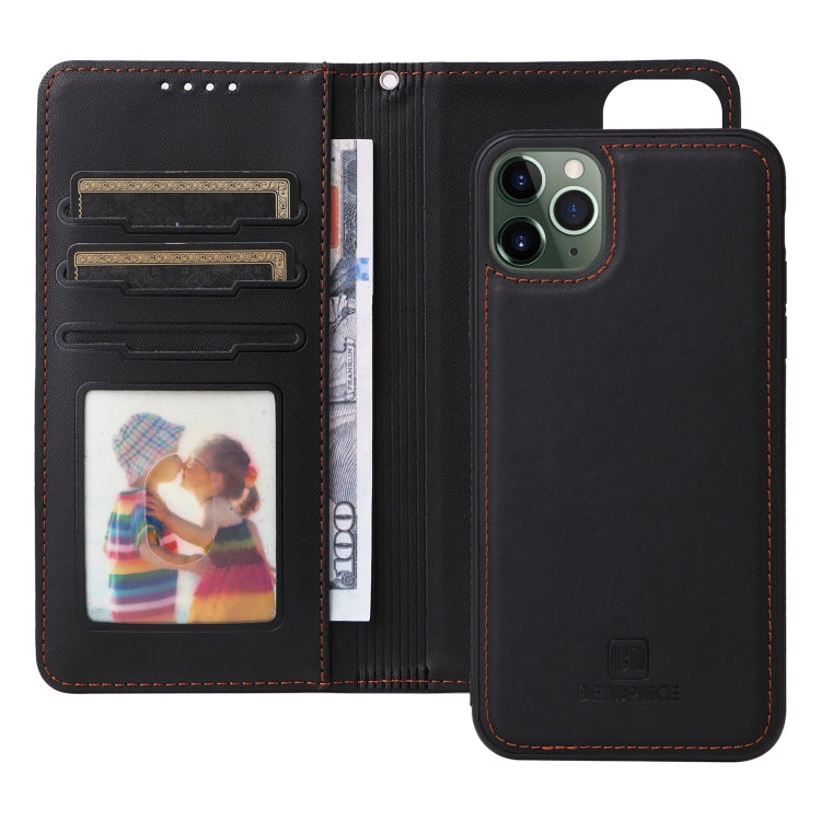 For iPhone 11 Pro Max BETOPNICE BN-005 2 in 1 Detachable Imitate Genuine Leather Phone Case(Black) - iPhone 11 Pro Max Cases by BETOPNICE | Online Shopping UK | buy2fix