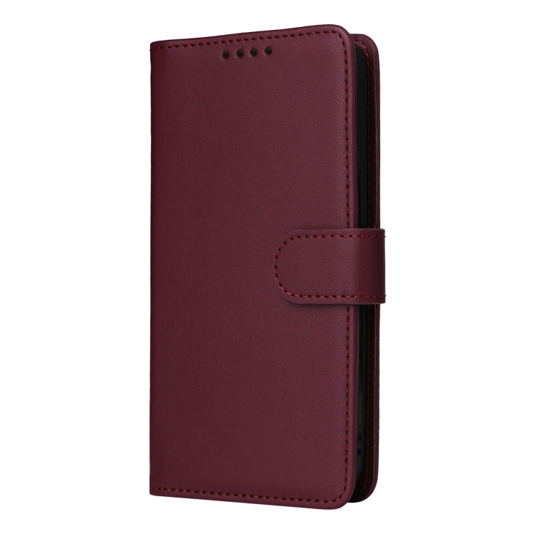 For iPhone 11 Pro Max BETOPNICE BN-005 2 in 1 Detachable Imitate Genuine Leather Phone Case(Wine Red) - iPhone 11 Pro Max Cases by BETOPNICE | Online Shopping UK | buy2fix