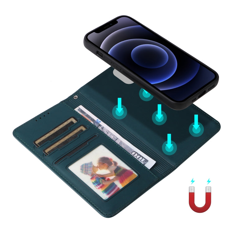 For iPhone 12 mini BETOPNICE BN-005 2 in 1 Detachable Imitate Genuine Leather Phone Case(Blue) - iPhone 12 mini Cases by BETOPNICE | Online Shopping UK | buy2fix